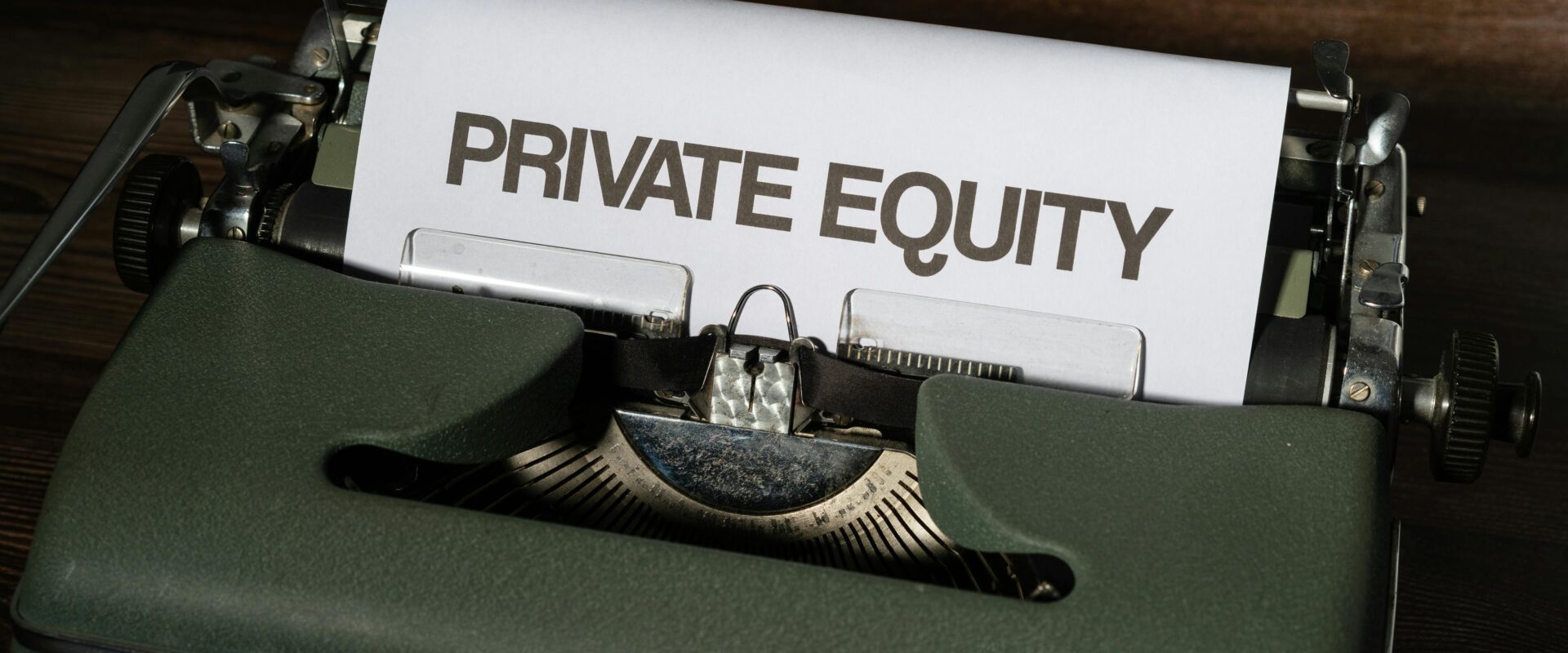 Close up shot of a typewriter