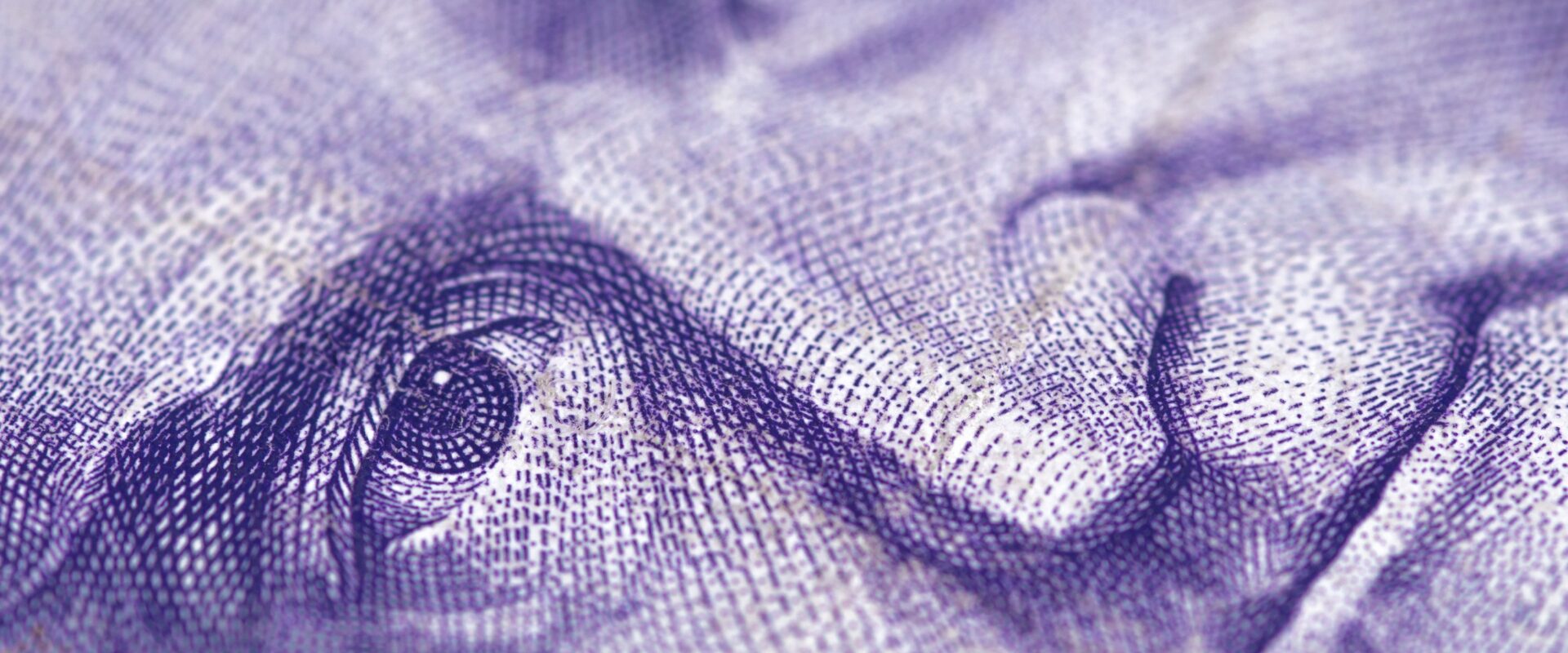 Close up shot of a paper money