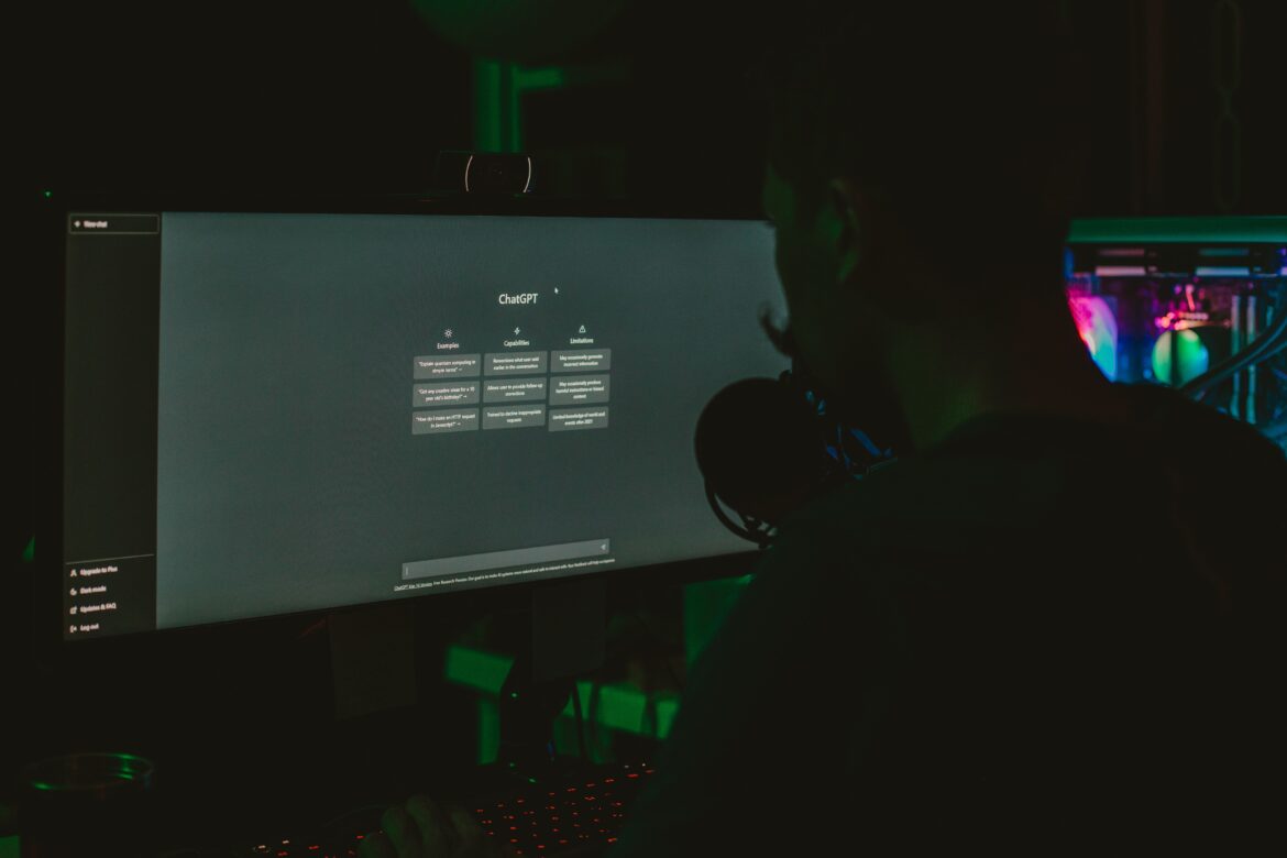 Chatgpt on monitor