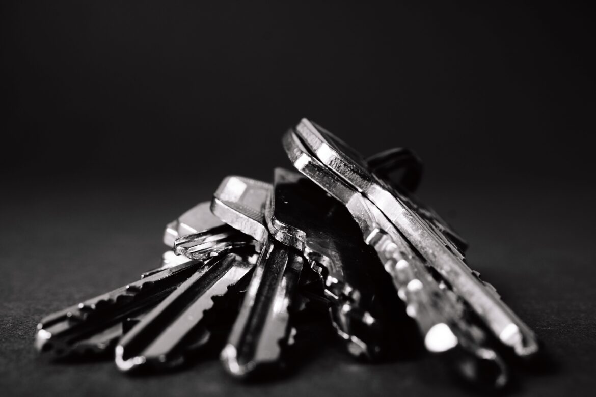 Close up of keys